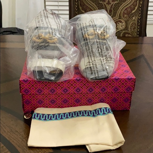 NEW TORY BURCH JESSA  75MM Block Heel Sandals #8.5 - Picture 12 of 12